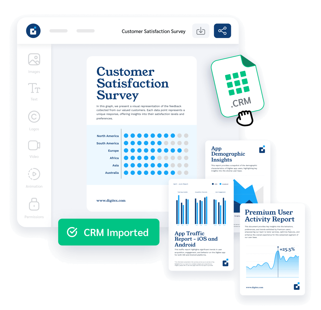 CRM-integrated content automation