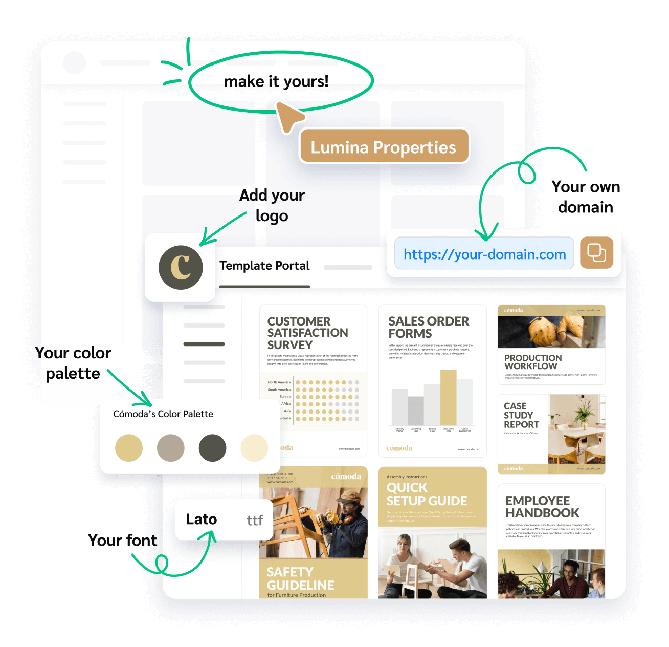Personalized workspace branding