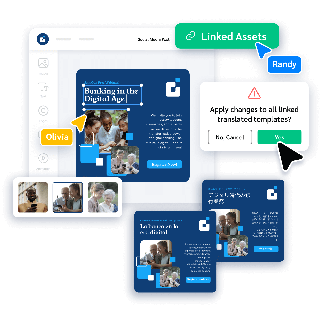 Creative freedom for local teams